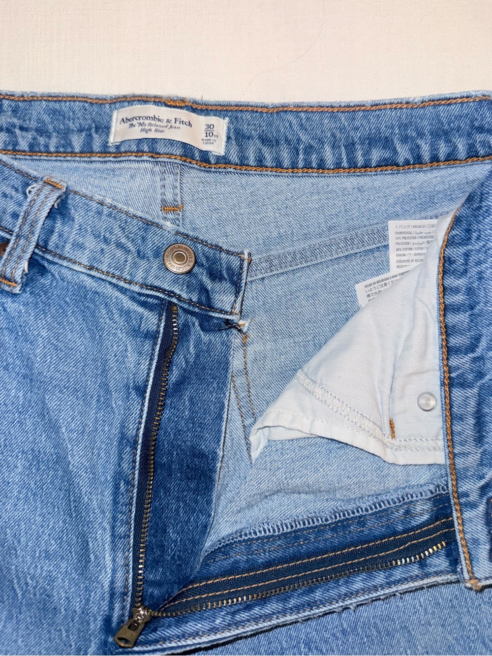 X-Short Abercrombie & Fitch “The 90s Relaxed Jeans High Rise” - Picture 5 of 5